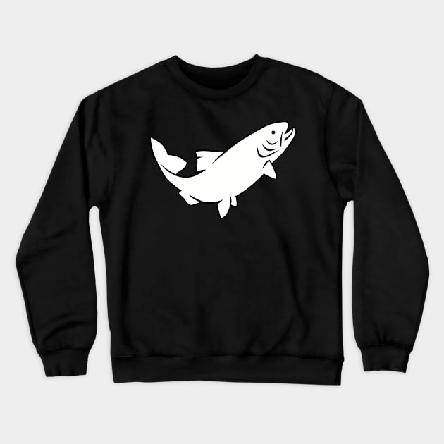 Trout Crewneck Sweatshirt by Designzz